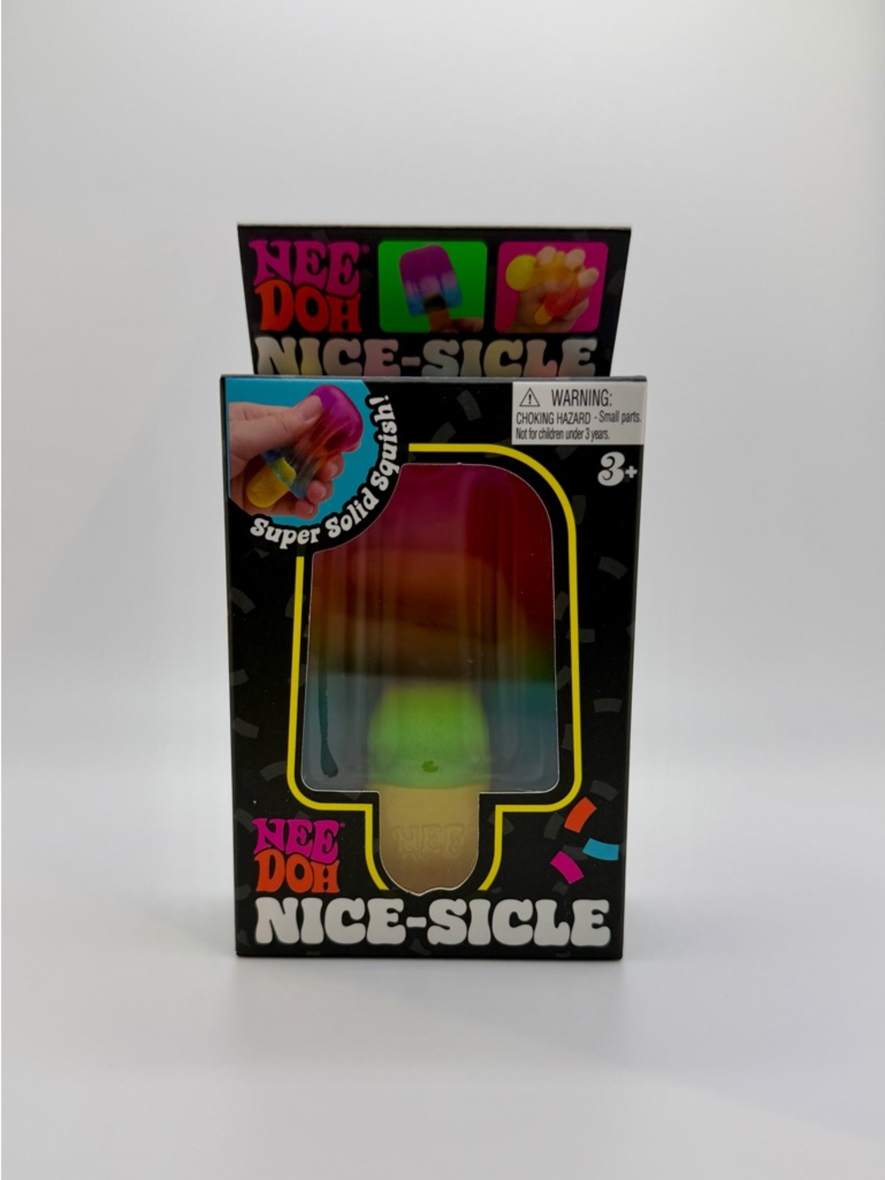 NeeDoh Nice-Sicle Rainbow Squishy Toy - Multicolor